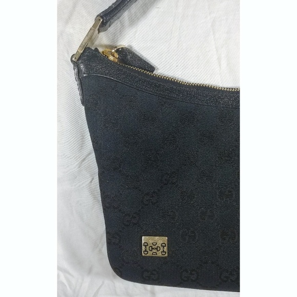 Authentic Gucci Canvas Hobo Shoulder Bag EUC - Picture 2 of 8